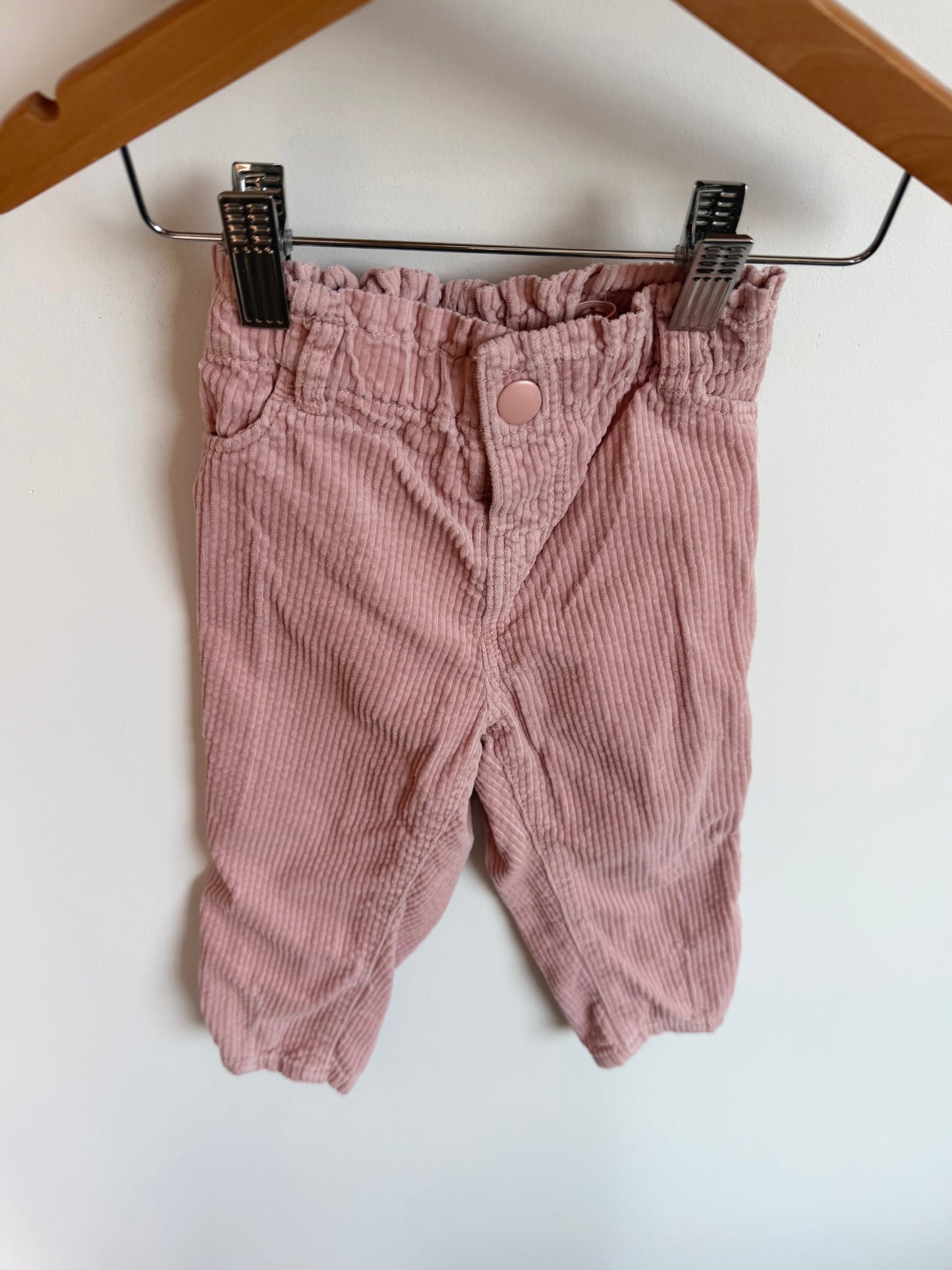 H&M Pink Cord Pants / 12-18m