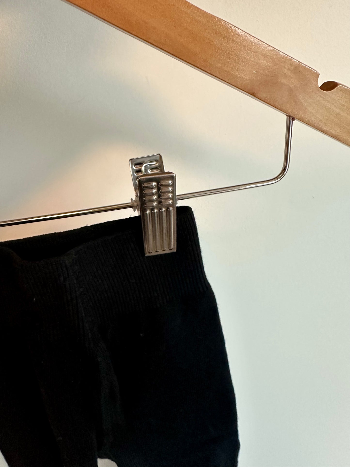 Black Cable Knit Tights / 6m?