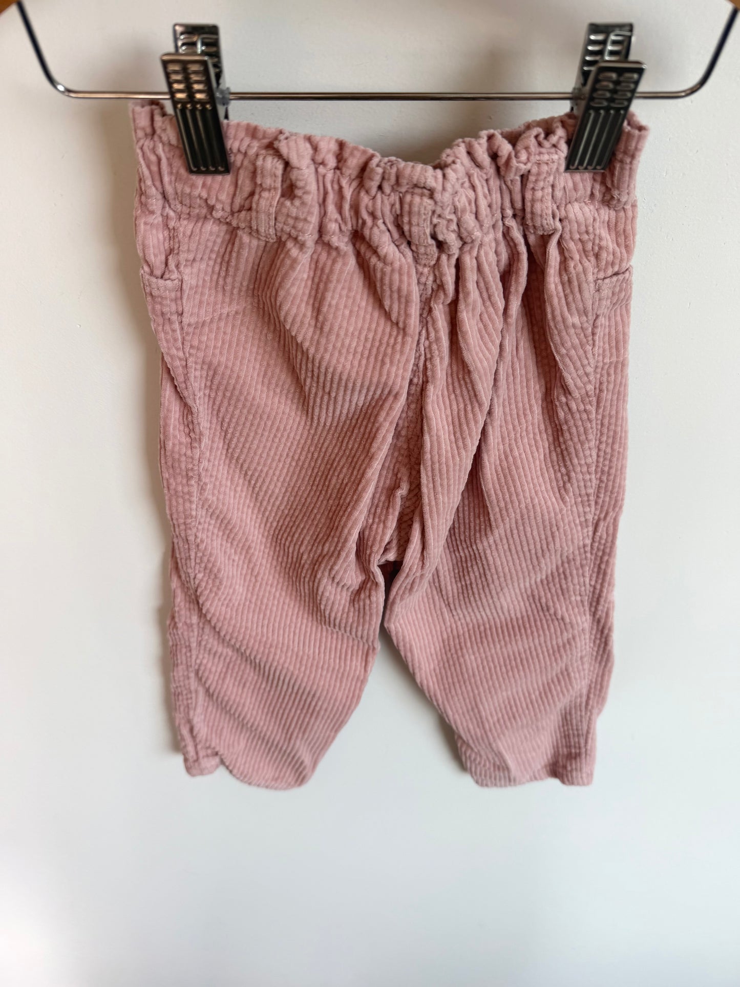 H&M Pink Cord Pants / 12-18m