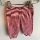 Deer Red + White Stripe Pants / 6m