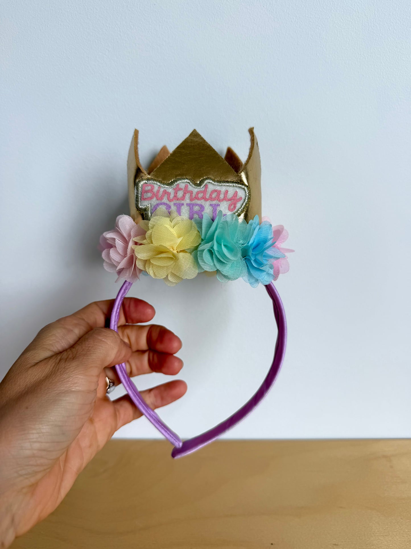 Birthday Girl Headband / 12-24m