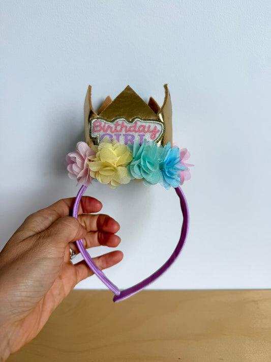Birthday Girl Headband / 12-24m