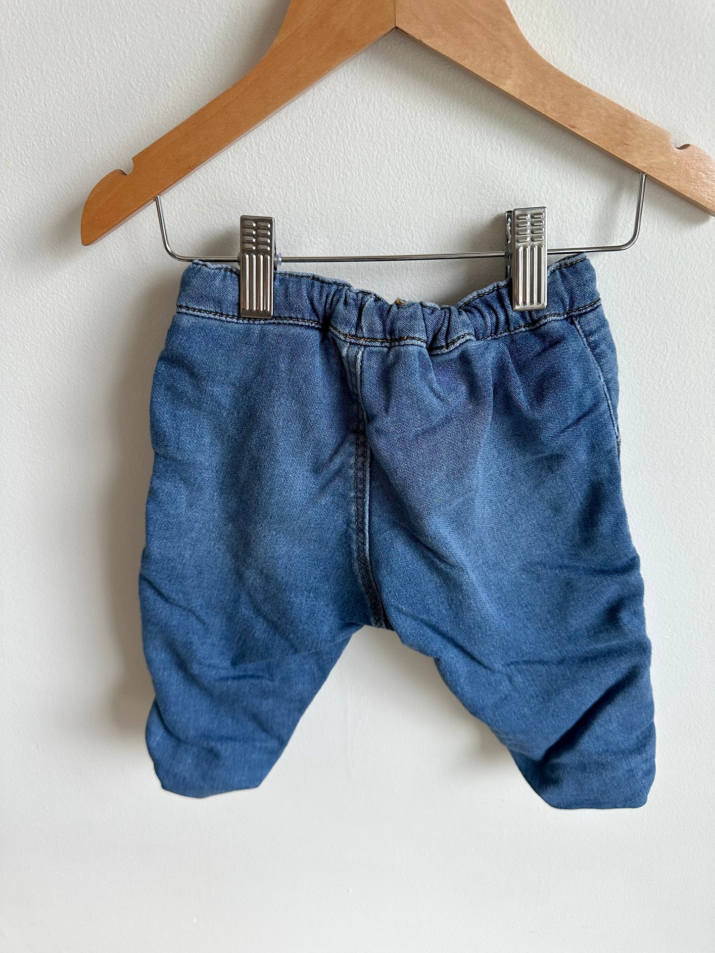 Chambray Lined Pants / 9-12m