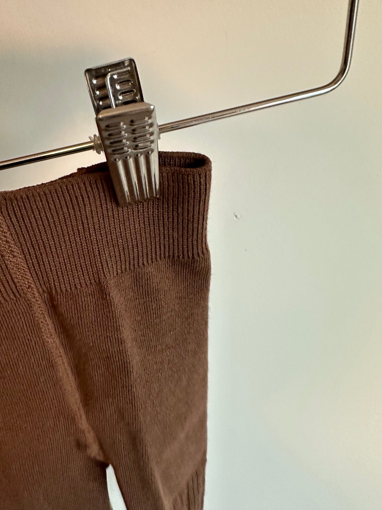 Brown Cable Knit Tights / 12m?