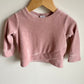 Gap Blush Velour Long Sleeve / 12-18m