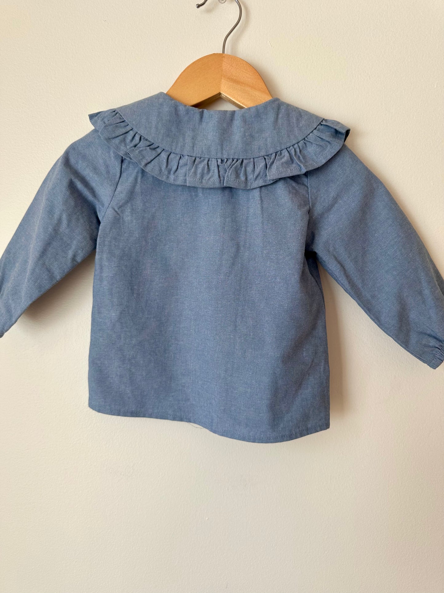 Collared Chambray Long Sleeve / 12m