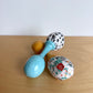 Blue + Yellow Cloth and Rattle Toy (No Shipping)