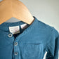 Deep Blue Long Sleeve Top / 12-18m