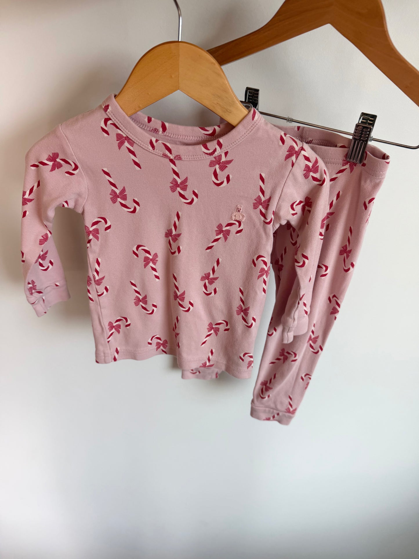 Candycane PJ Set / 18-24m