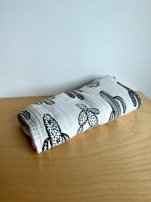 Cactus Receiving Blanket