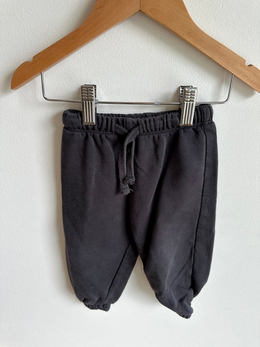 H&M Black Drawstring Joggers / 6-9m