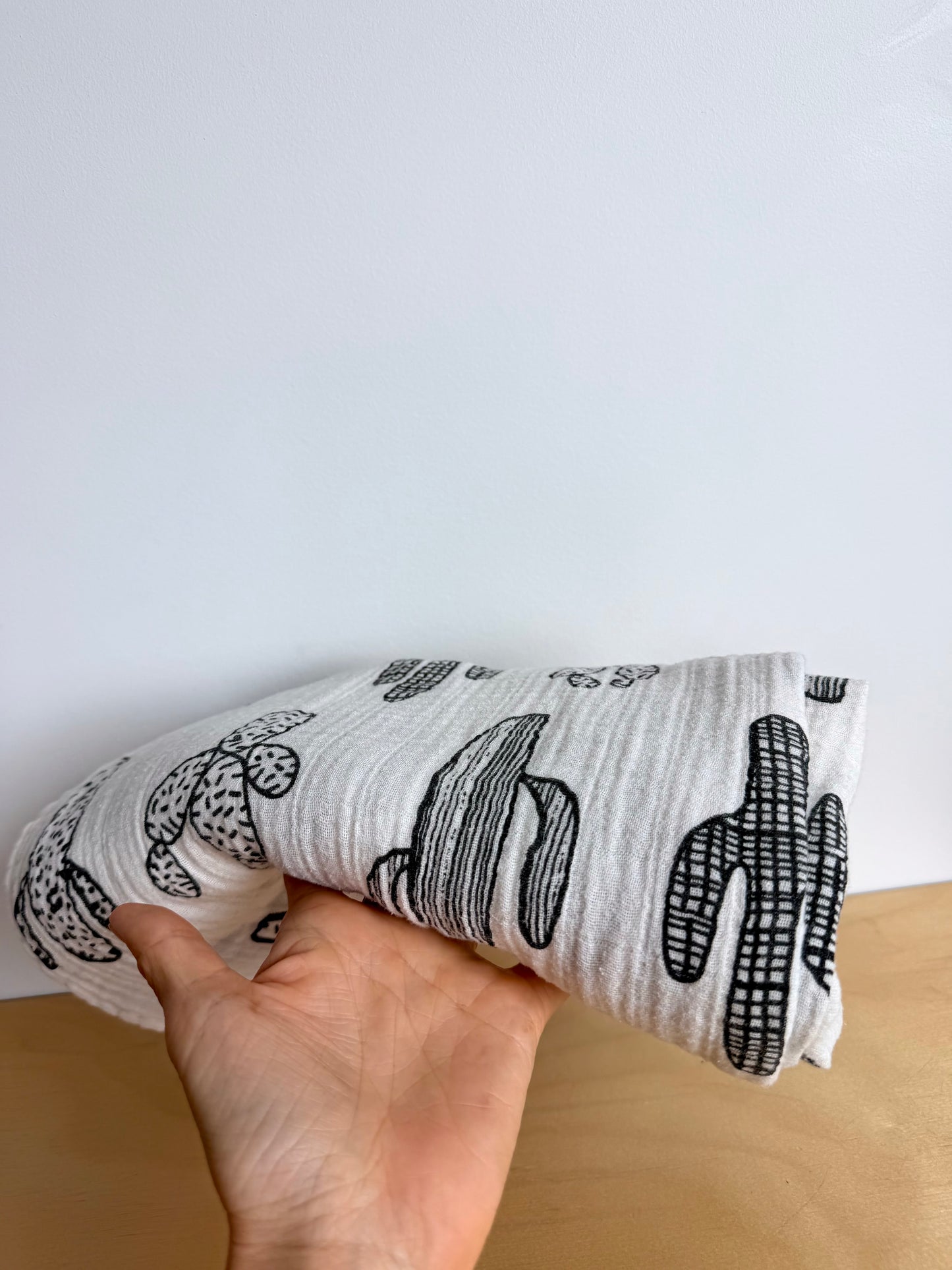Cactus Receiving Blanket