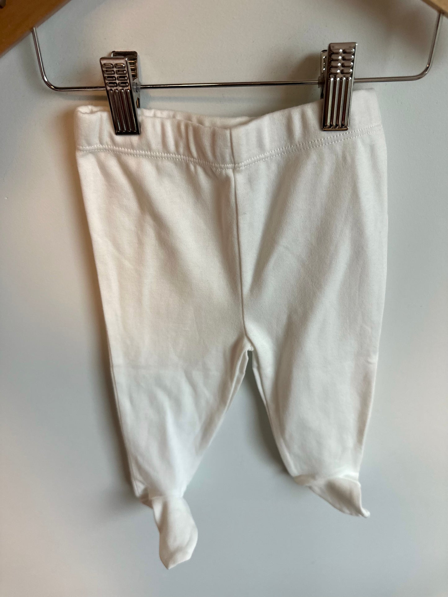 White Footed Pants / 6-12m