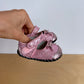 Sparkle Leather Sole Shoes / 0-6m