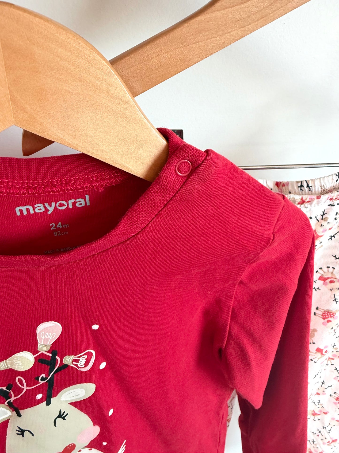 Mayoral Reindeer PJ Set / 24m