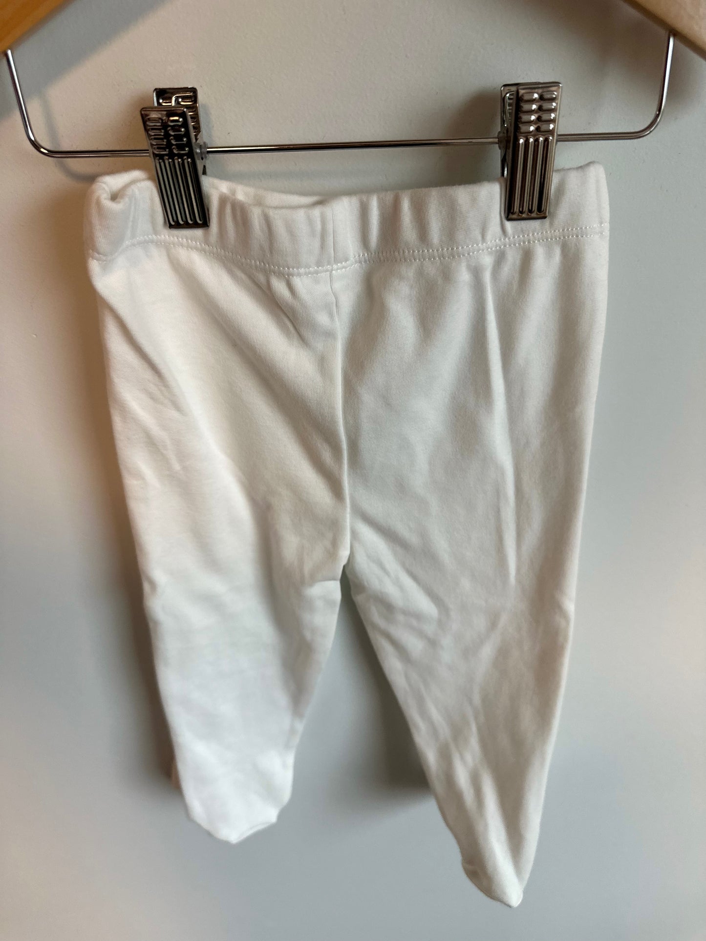 White Footed Pants / 6-12m