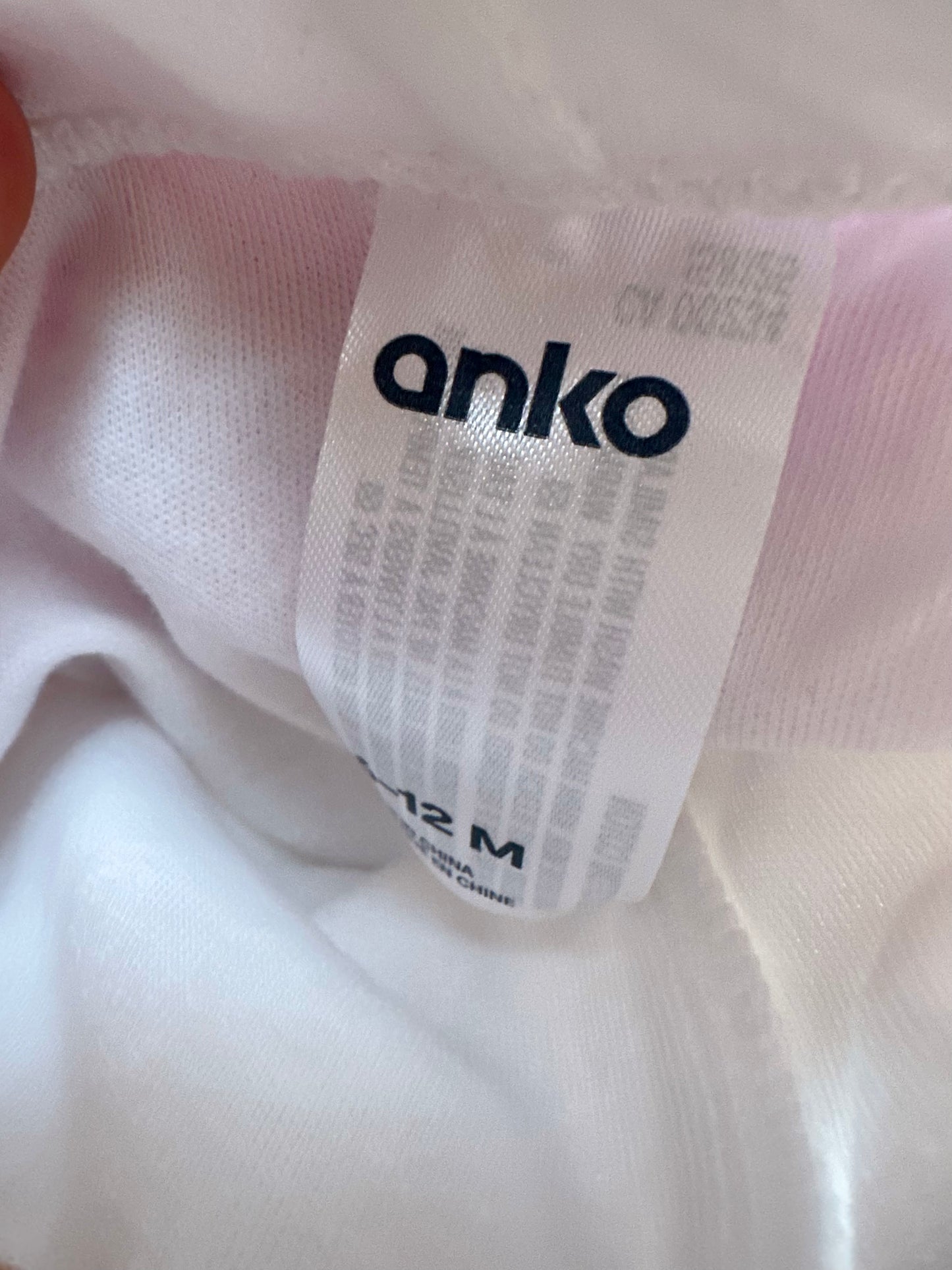 White Footed Pants / 6-12m