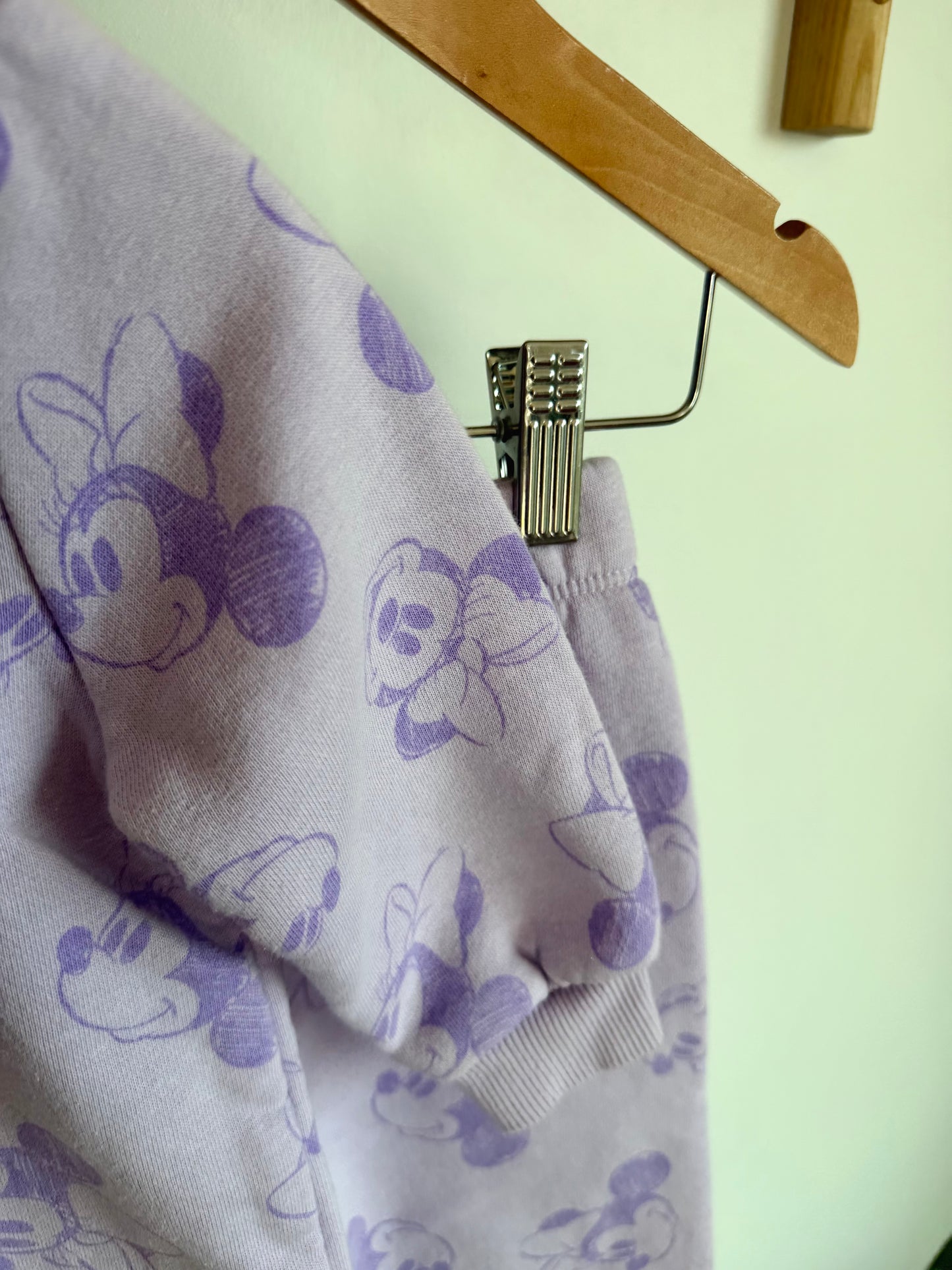 Minnie Purple Sweater + Pants Set / 24m