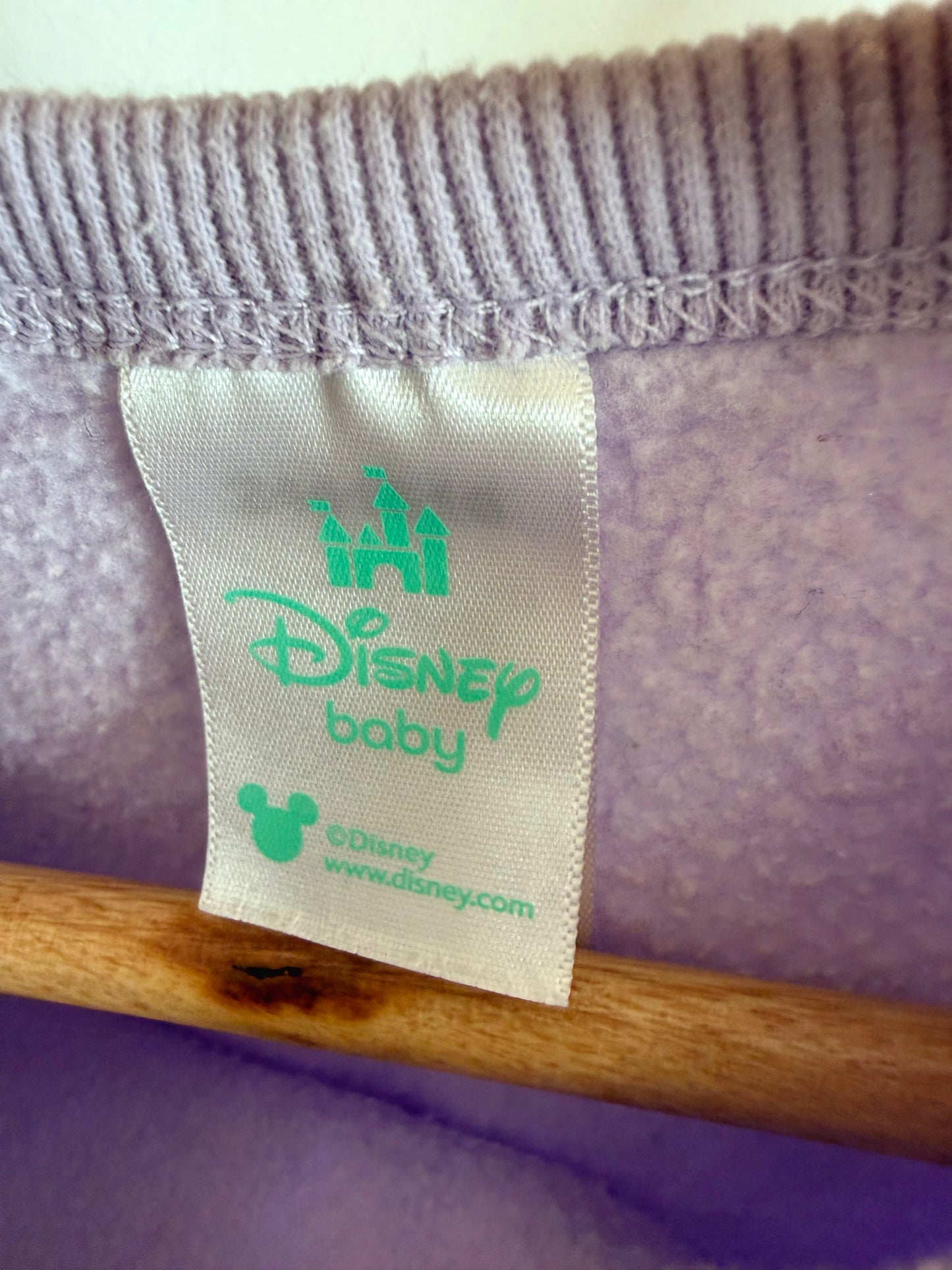 Minnie Purple Sweater + Pants Set / 24m