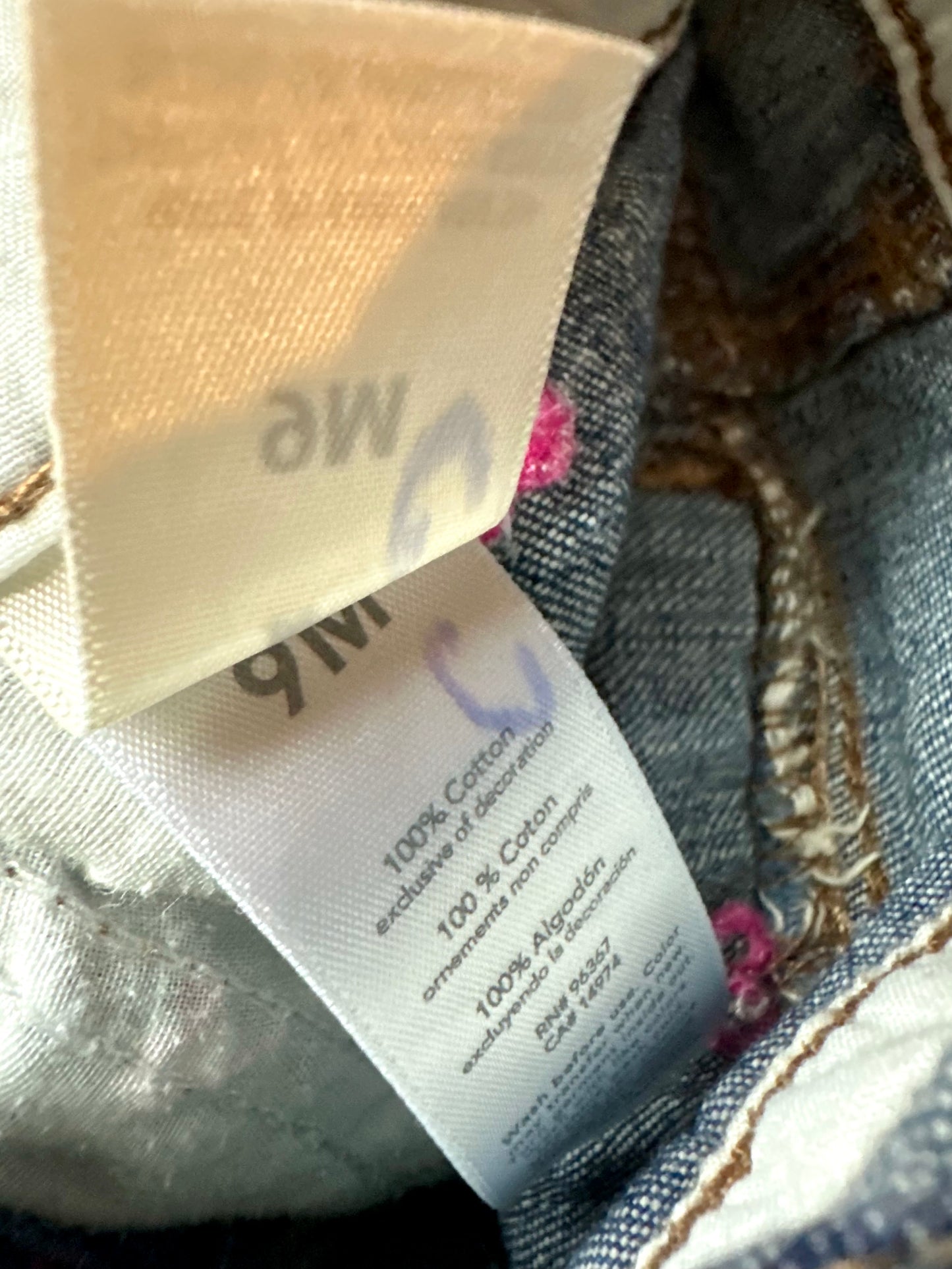 Heart Denim Overalls / 9m