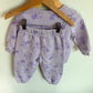 Minnie Purple Sweater + Pants Set / 24m