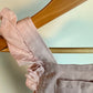 Pink Ruffle Overalls / 9m
