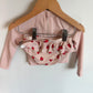 Swimsuit Long Sleeve + Strawberry Bottom Set / 18-24m