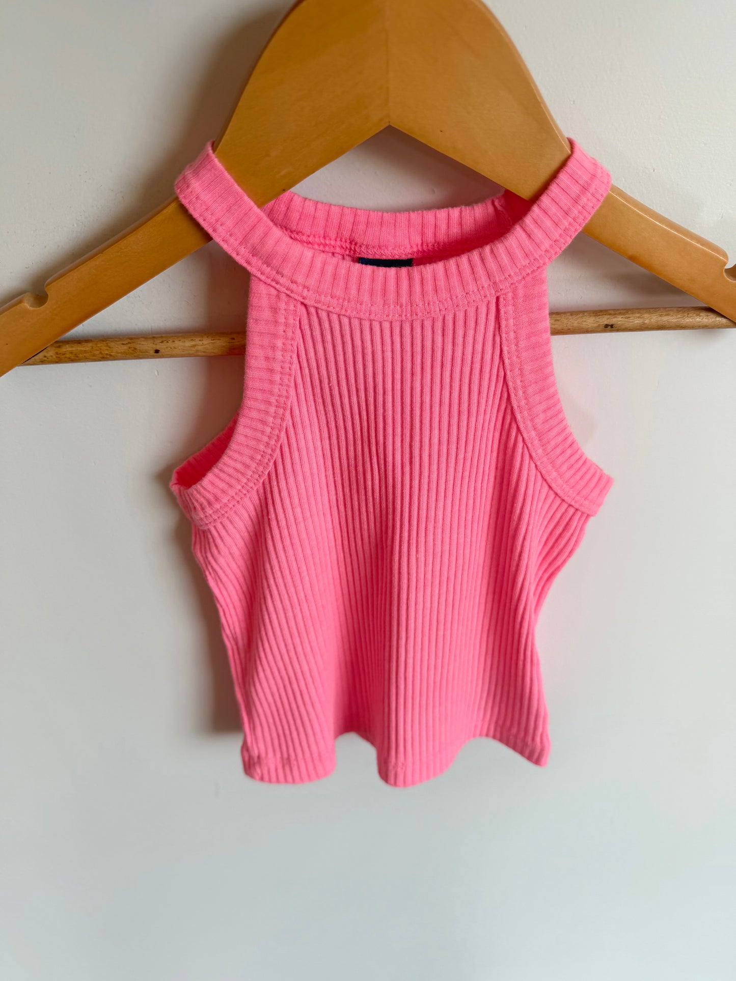 Bright Pink Ribbed Top / 18-24m