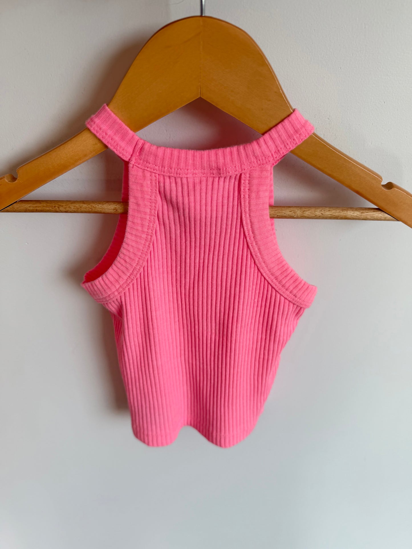 Bright Pink Ribbed Top / 18-24m