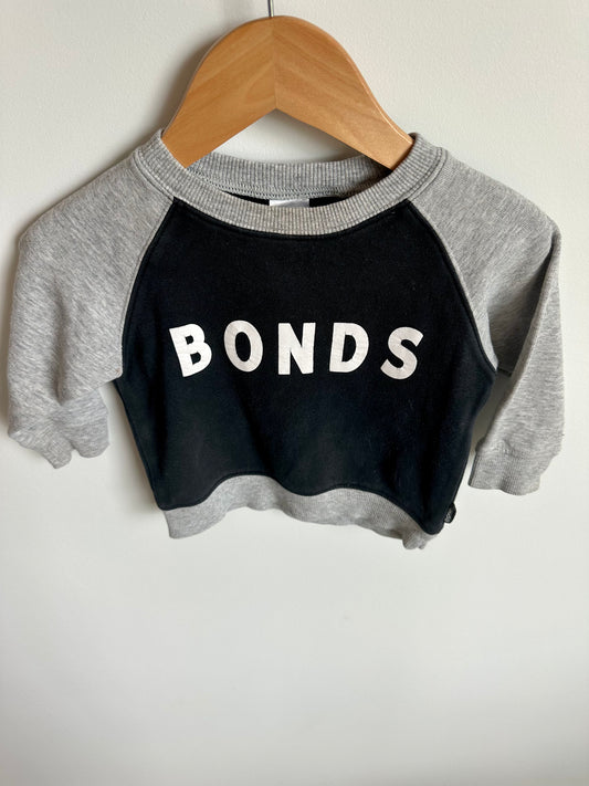 Bonds Two Tone Crewneck / 6-12m