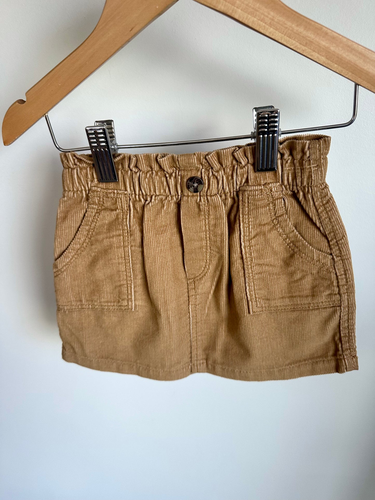 Tan Corduroy Skirt / 12-18m