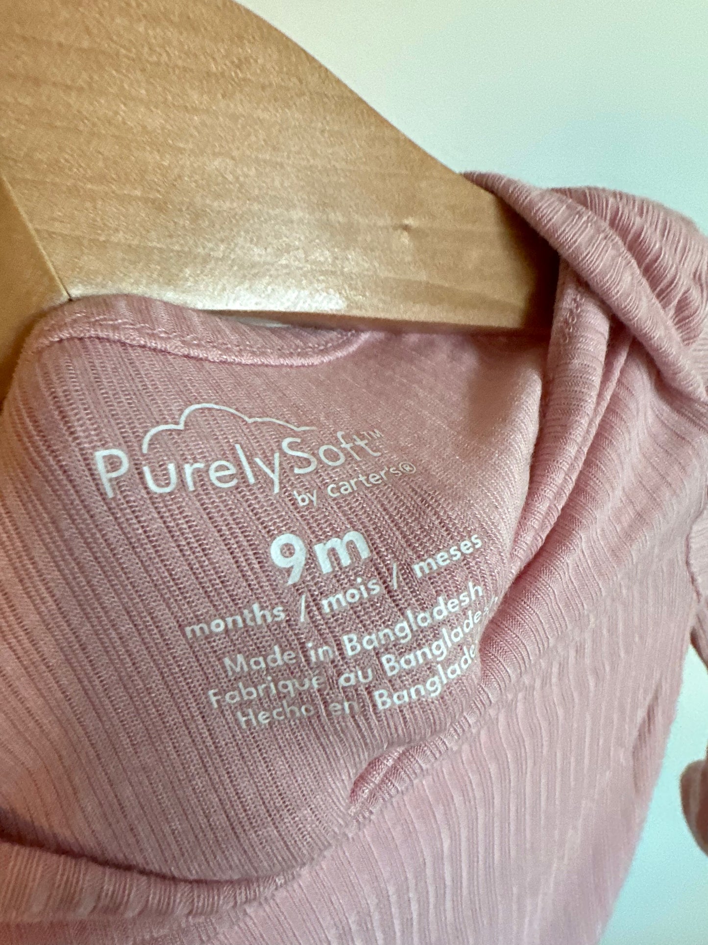 Soft Pink Bodysuit / 9m