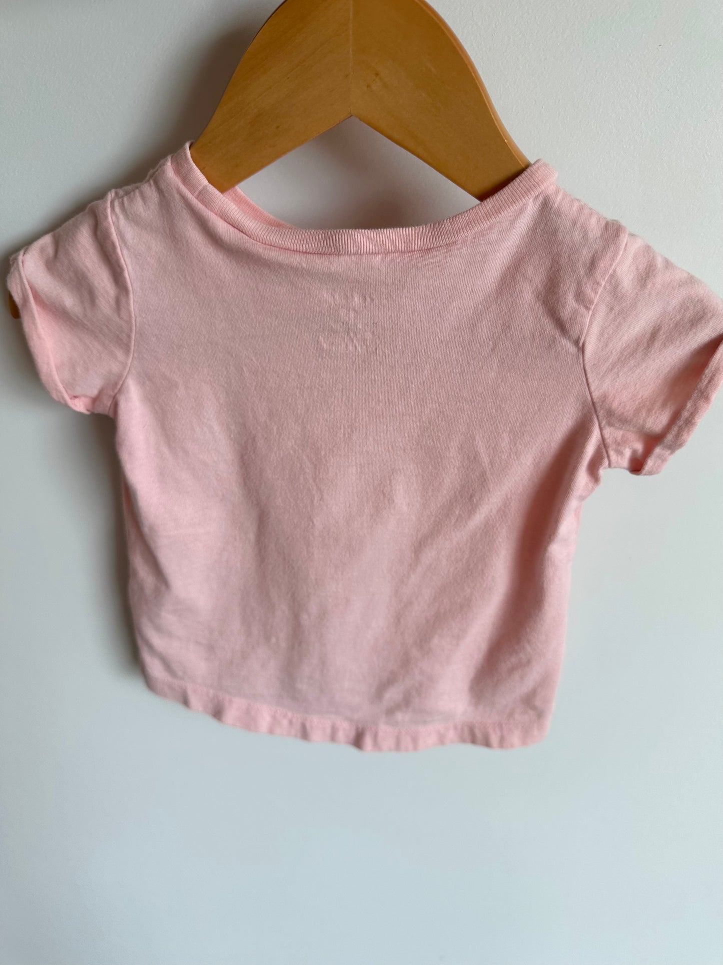 Pink Lace Heart T-shirt / 12m