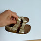 Gold Strap Sandals / 12-18m