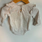 One Of A Kind Ruffle Sleeve Bodysuit / 9m