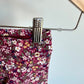 Maroon Floral Leggings / 3m