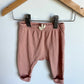 Blush Fold Over Pants / 0-3m