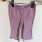 Purple Ribbed Pants / 18-24m