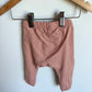 Blush Fold Over Pants / 0-3m