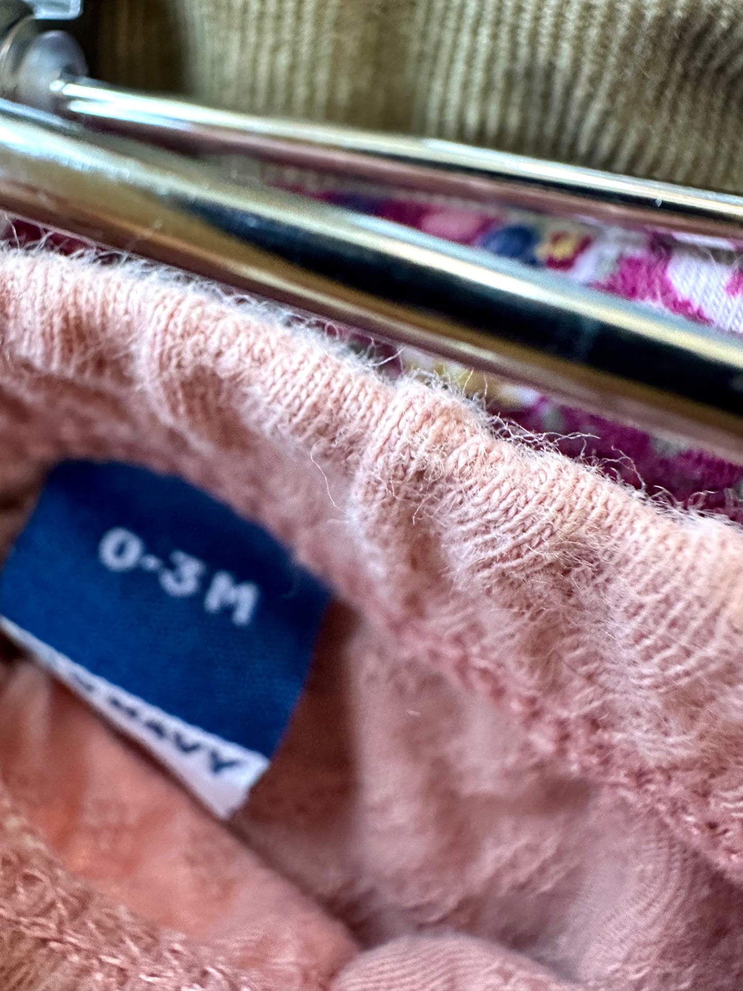 Blush Fold Over Pants / 0-3m