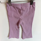 Purple Ribbed Pants / 18-24m