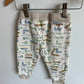 Organic Burt's Bees Book Worm Pants / 6-9m