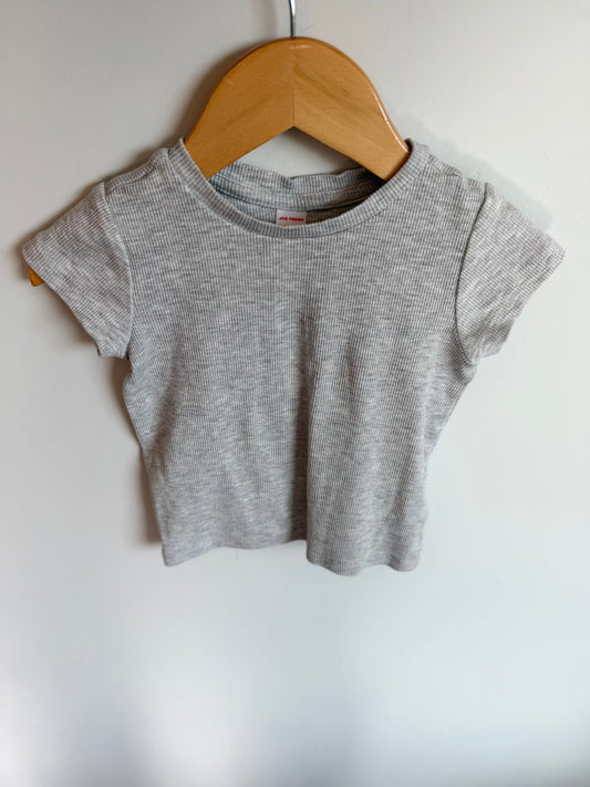 Grey Simple T-Shirt / 18-24m