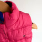 Reversible Puffer Pink + Dotted Vest / 12m