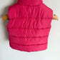 Reversible Puffer Pink + Dotted Vest / 12m