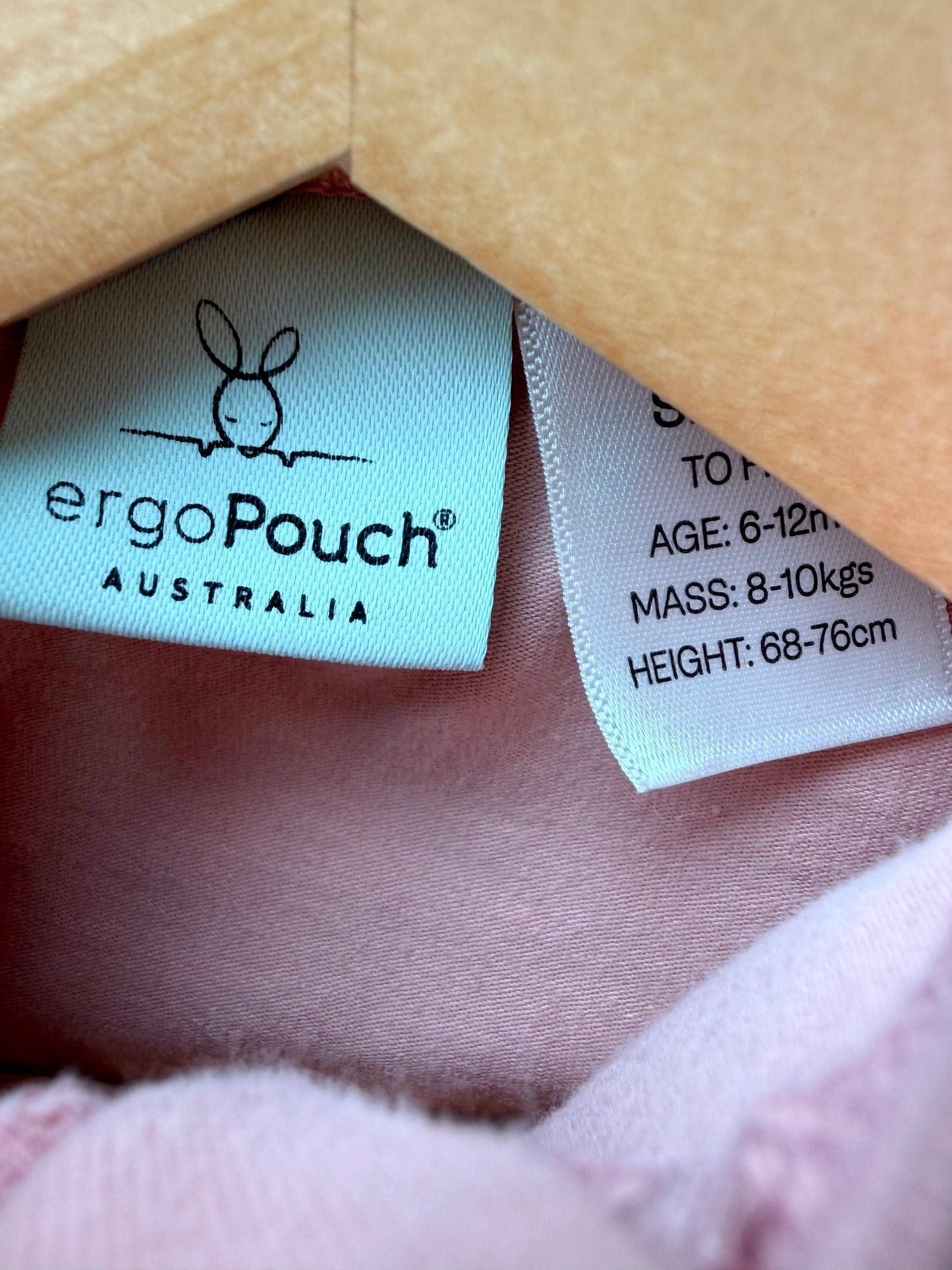Ergo Pouch Pink Sleep Sack / 6-12m