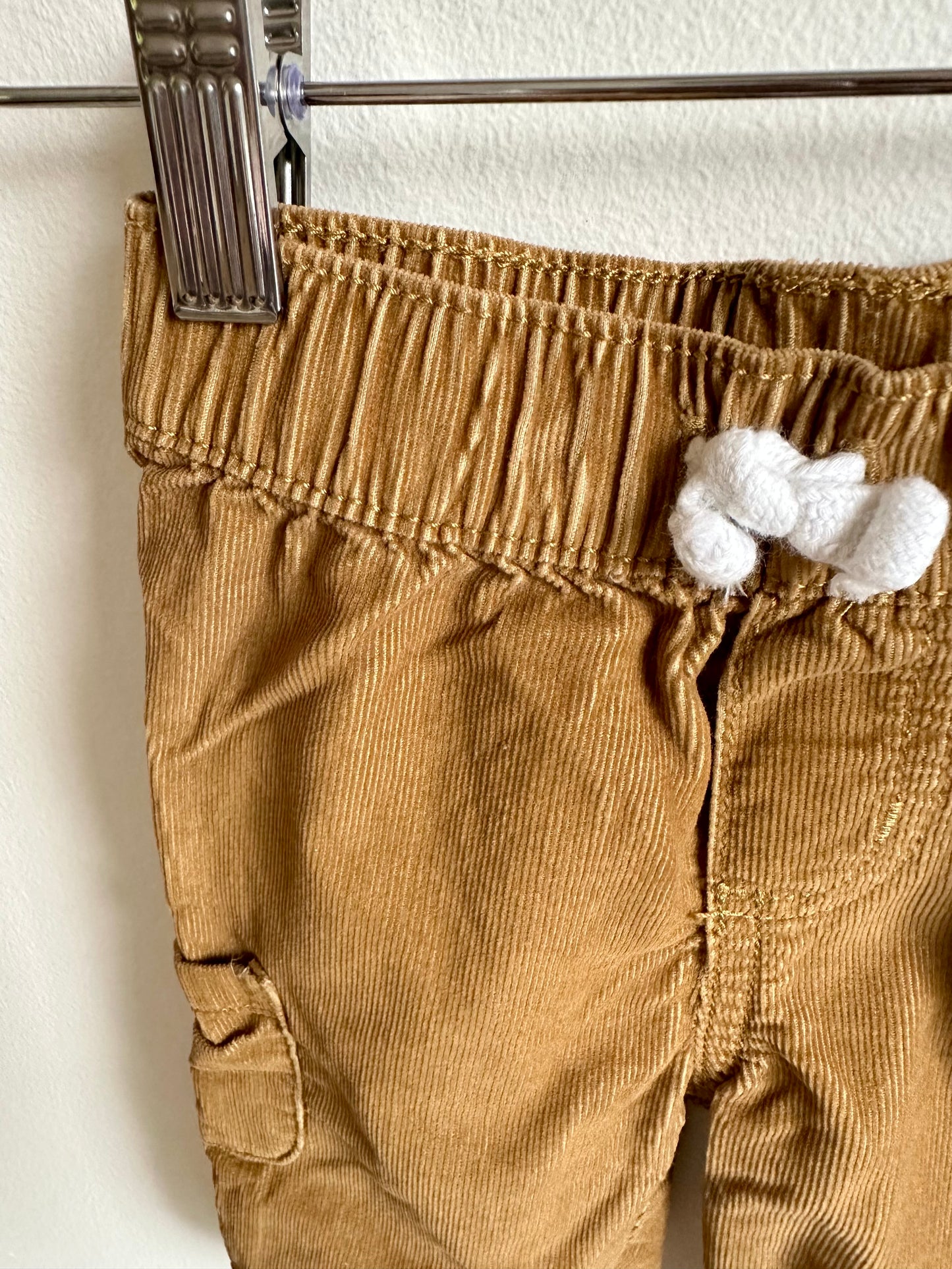 Mustard Pants with Side Pockets / 9m