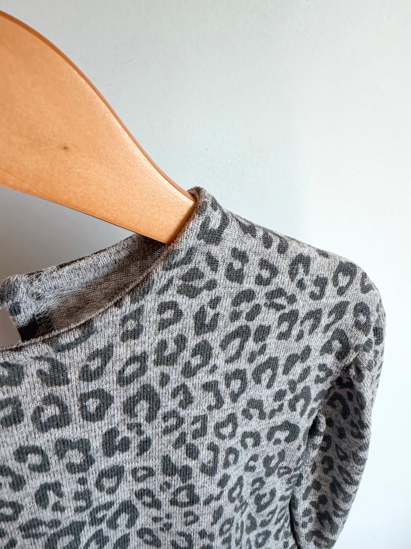 Grey Animal Print Jumpsuit / 18-24m
