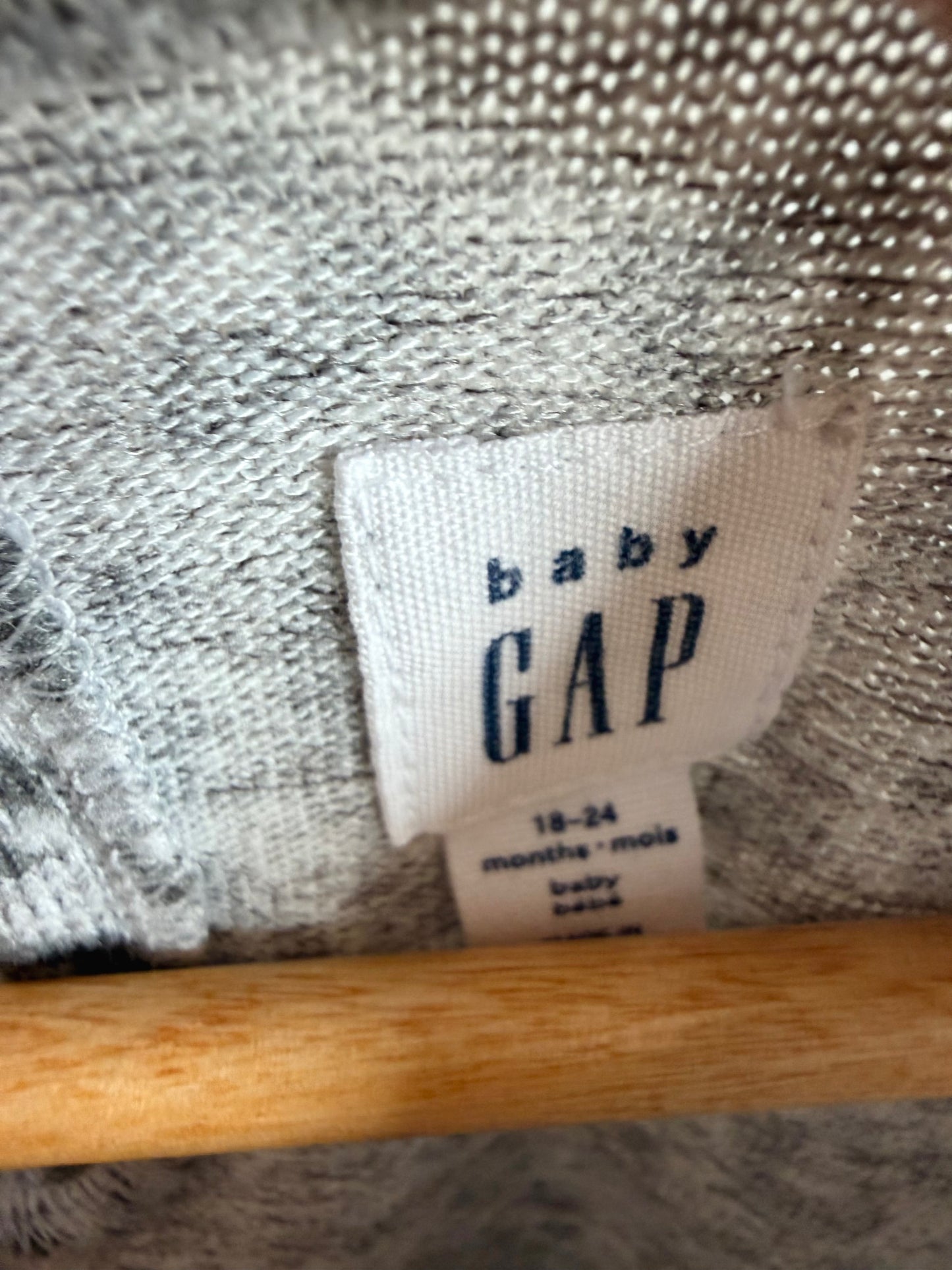 Grey Animal Print Jumpsuit / 18-24m