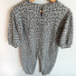 Grey Animal Print Jumpsuit / 18-24m